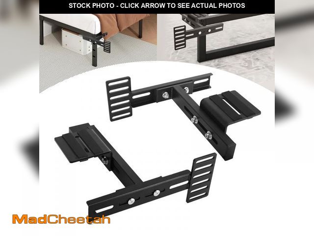 Lot 74-12312841 - Sidasu 2 Pack Headboard Brackets for Metal Adjustable Bed,Universal Adjustable Bed Headboard Bracket...