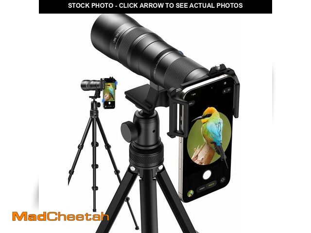 Lot 74-14299701 - MIAO LAB 20-60X Zoom Telephoto Lens for Smartphones | High-Power Phone Lens Kit with Tripod &amp; Un...
