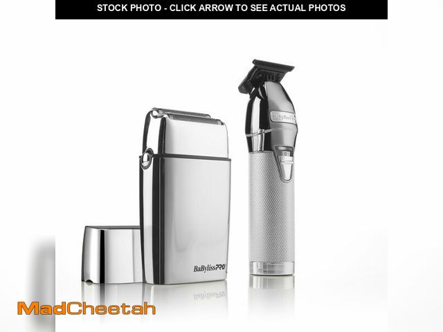 Lot 74-12698487 - BaBylissPRO LIMITEDFX Cord/Cordless Hair Trimmer and Double Foil Hair Shaver Prepack, High-Performan...