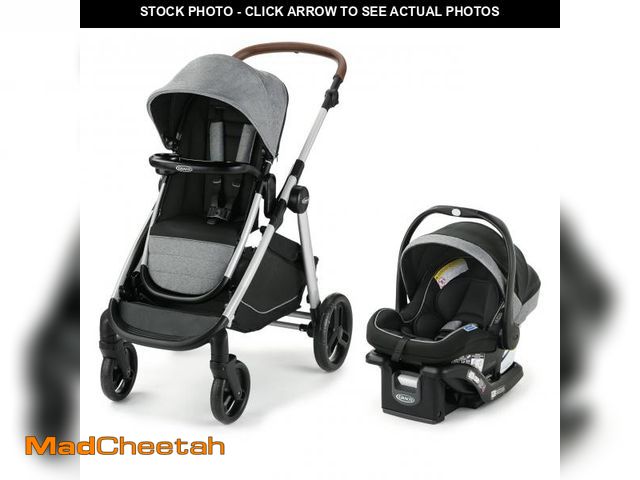 Lot 74-12493655 - Graco Modes Nest2Grow Travel System, 4-in-1 Carseat Stroller Combo with Expandable Double Stroller O...