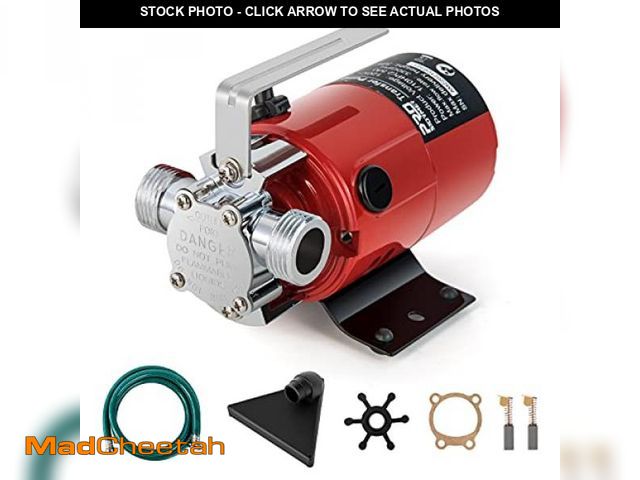 Lot 74-12333124 - Utility Pump, Prostormer 1/10HP 120V Mini Portable Electric Water Transfer Pump 330GPH Plumbing Equi...