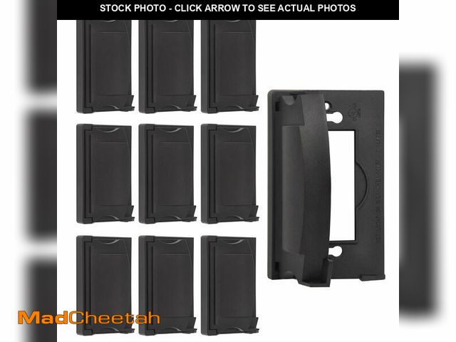 Lot 74-13564913 - 10 Pack BESTTEN Outdoor Weatherproof Outlet Cover for GFCI and Decor Receptacle, Vertical/Horizontal...