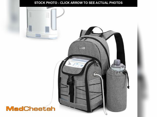 Lot 74-14207695 - CURMIO Portable Oxygen Concentrator Backpack, POC Carrying Bag Compatible for Inogen, OxyGo and Cair...