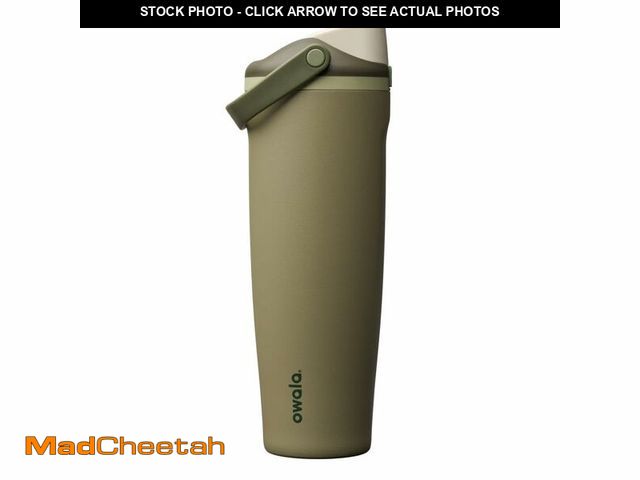 Lot 74-14212168 - Owala FreeSip Sway Insulated Stainless Steel Water Bottle with Two-Way Spout, Built-In Straw and Buc...