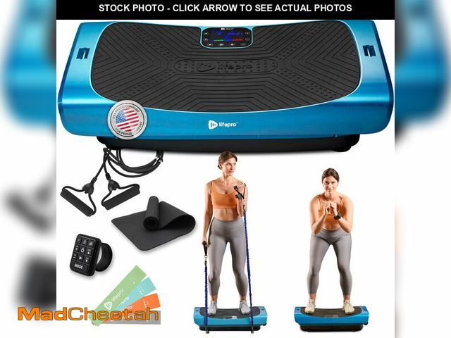 Lot 74-13281673 - LifePro Rumblex 4D Pro Vibration Plate - Whole Body Vibration Platform Exercise Machine - Home Worko...