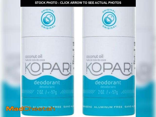 Lot 74-11552394 - Kopari Aluminum Free Coconut Deodorant, Non Toxic &amp; Clean Plant-Based, No Aluminum, Parabens or ...