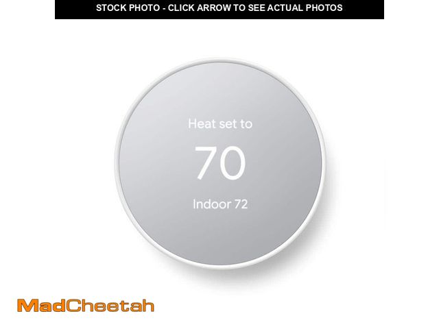 Lot 74-12663407 - Google Nest Thermostat - Smart Programmable Wi-Fi Thermostat - Snow - UNUSED