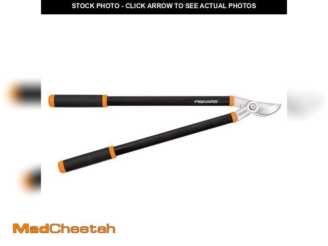 Lot 74-12584637 - *DIRTY* Fiskars 1-3/4in. Cut Capacity Forged Steel Blade, 28 in. Bypass Lopper with SoftGrip Handles...