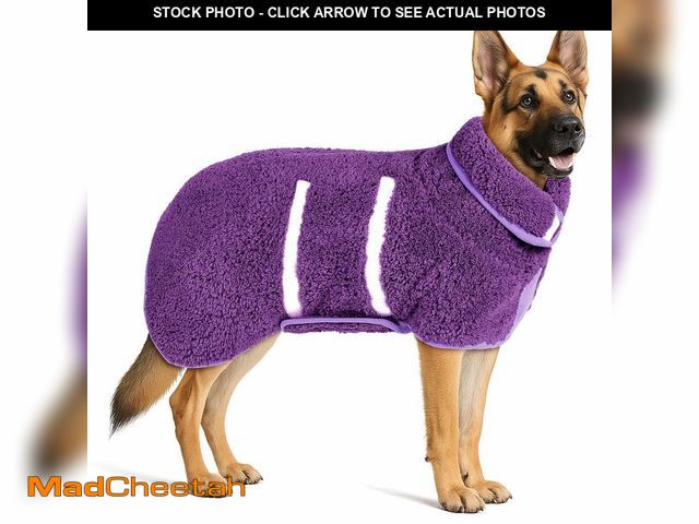 Lot 74-14379747 - Dog Bathrobe Super Absorbent Dog Towels Large Quick Drying Robes for After Bath Soft Adjustable Warm...