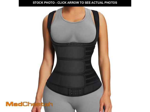 Lot 74-12453338 - FeelinGirl Waist Trainer Vest for Women Lower Belly Fat Waist Trainer Corset Vest Cincher Latex Colo...