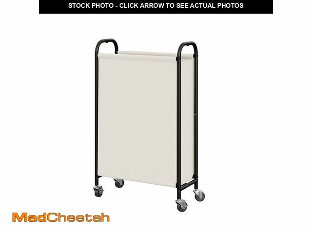 Lot 74-13715289 - GRANNY SAYS 80L Slim Laundry Hamper with Wheels, Fabric Rolling Laundry Basket, Narrow Clothes Organ...