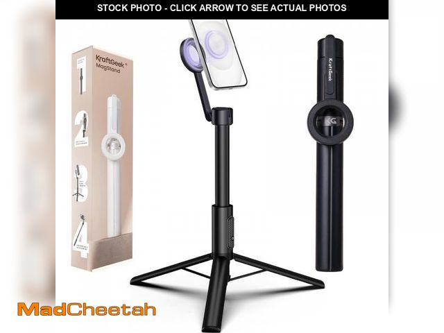 Lot 74-11552413 - KraftGeek Magnetic Tripod for iPhone, 64 Selfie Stick for iPhone Magsafe, Phone Tripod Stand with Re...