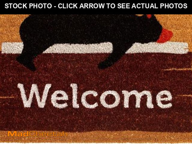Lot 74-12095996 - Calloway Mills Lazy Bear Welcome (24" x 36") - UNUSED