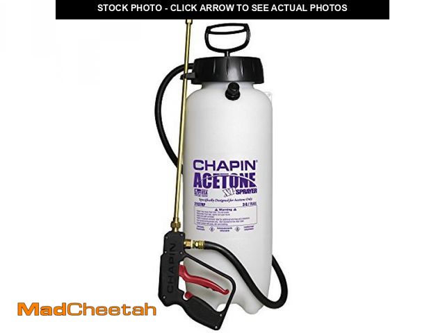 Lot 74-12367361 - Chapin International 21127XP Industrial Acetone Sprayer for Acetone and Acetone Dyes, 3-Gallon (1 Sp...
