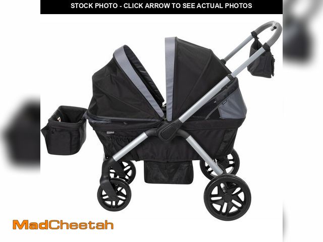 Lot 74-13844804 - Safety 1st Summit Wagon Stroller for 2 Kids with Removable Tray in High Street - UNUSED