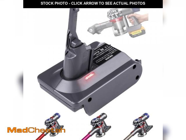 Lot 74-12184248 - YMWLKJ V8 Battery Adapter for Dyson, V8 Adapter fit for Dewalt 20V Battery to Replace for Dyson V8 B...