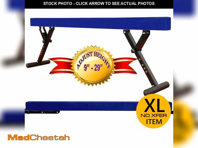 Lot 74-13637363 - MARFULA Adjustable Balance Beam 8 ft Gymnastic Beam Adjustable Height for Kids and Teenage of All Gy...