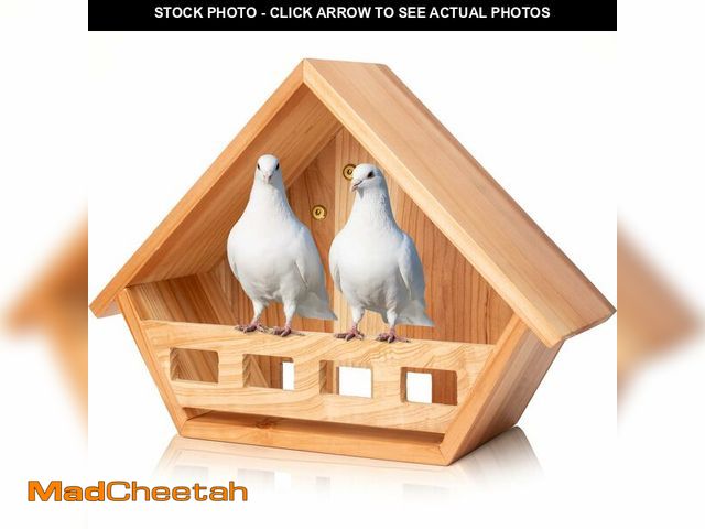 Lot 74-14340175 - SWANGSA Cedar Mourning Dove Nesting Box, Birdhouses for Outdoor Doves and Other Small Birds - UNUSED