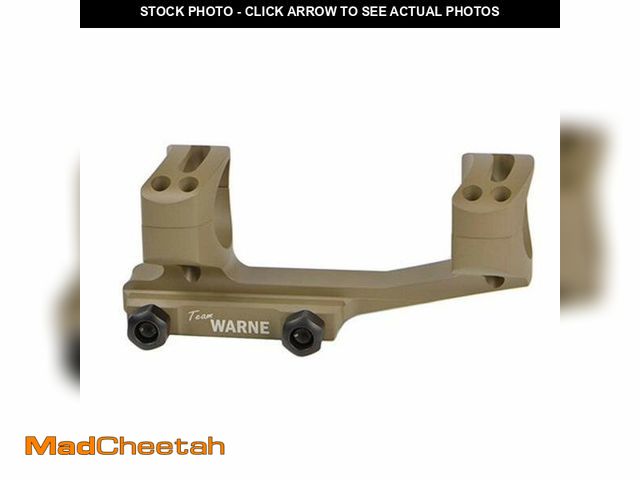 Lot 74-12608968 - WARNE XSKEL30DE Gen 2, Extended Skeletonized 30mm MSR Mount, 6061 T6 Aluminum, Steel Threaded Insert...