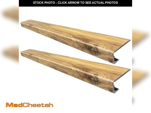 Lot 74-14591822 - STEPSOLUTION Sundance Canyon Hickory Stair Tread Molding Square Exact Match Lifeproof Floor 2-Pieces...