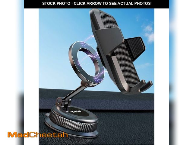Lot 74-14361546 - XBW Car Phone Mount with Magnetic Clip for Magsafe &amp; Android 360 Universal Suction Phone Mount f...