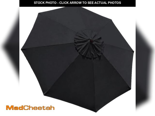 Lot 74-11549397 - EliteShade USA 9FT Umbrella Replacement Covers 8 Ribs Market Patio Umbrella Canopy Cover (CANOPY ONL...