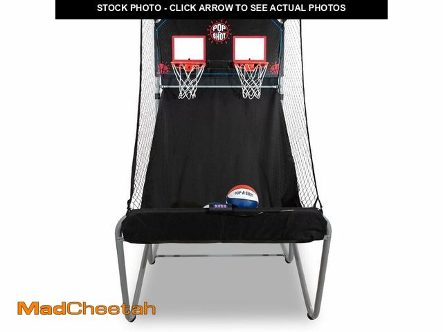 Lot 74-13119844 - Pop-A-Shot Official Home Dual Shot Basketball Arcade Game - (Black) - UNUSED