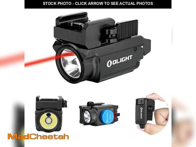 Lot 74-13572933 - OLIGHT Baldr RL Mini 600 Lumens Compact Rail Mounted Weaponlight with Red Beam and White LED Combo, ...