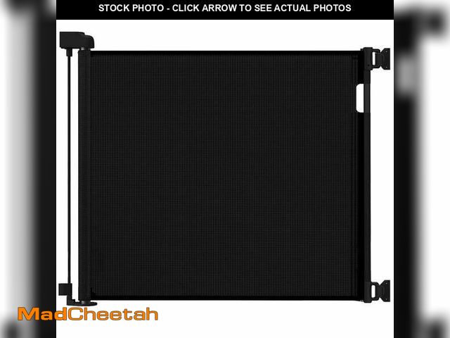 Lot 74-14354064 - Retractable Gate for Doorways and Stairs, Mesh Safety Gate for Pet, Indoor &amp; Outdoor Use, One-Ha...