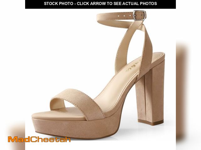 Lot 74-12698128 - Ankis Platform Heels for Women 62 Inches Chunky Heels Sandals for Women Comfy Open Toe Block Heeled ...