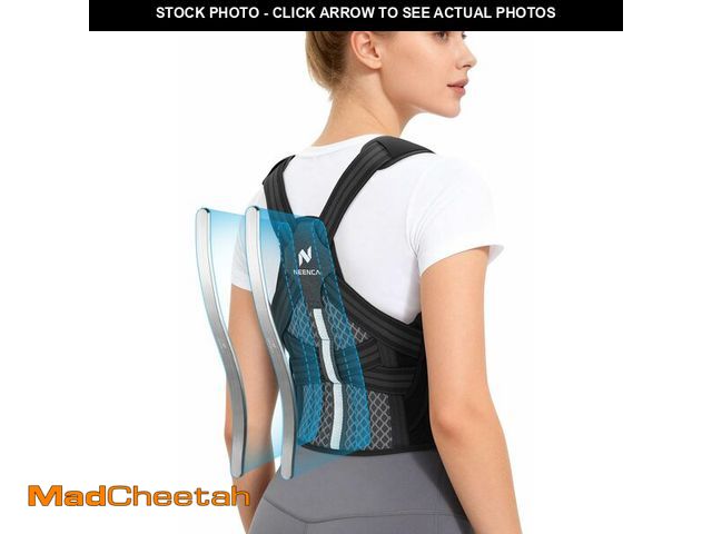 Lot 74-14150848 - NEENCA Professional Posture Corrector for Women &amp; Men, Adjustable Medical Back Brace, Premium Sh...