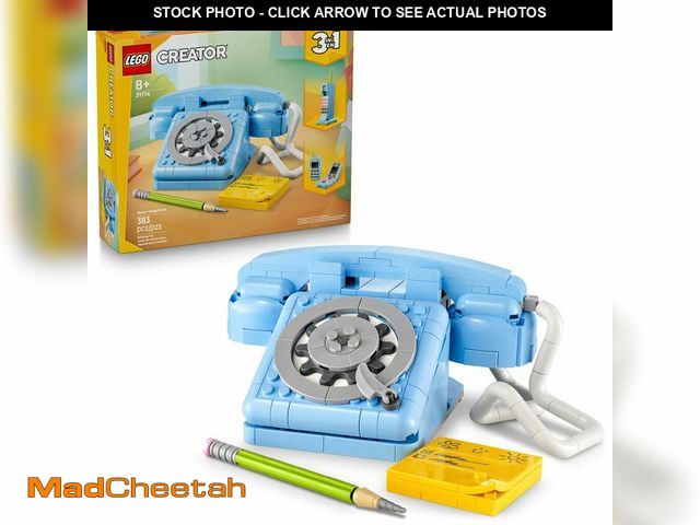 Lot 74-13571339 - LEGO Creator 3 in 1 Retro Telephone Kids Toy - Home Decor for Bedroom or Kids Room - Building Toy an...