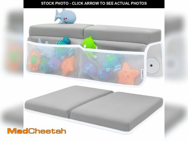 Lot 74-12699554 - Comfortable Baby Bath Kneeler and Elbow Rest Pad Set Ã¢â¬â Thick Memory Foam Bath Kneeling Pad wi...