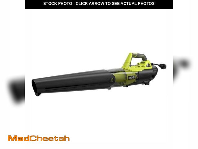 Lot 74-12784181 - RYOBI 135 MPH 440 CFM 8 Amp Corded Electric Jet Fan Leaf Blower - UNUSED