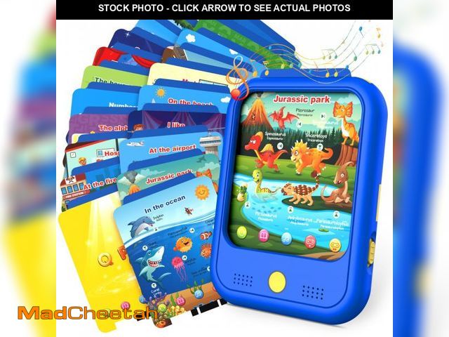 Lot 74-12050231 - Kids Learning Tablet Educational Learning Pad for Toddlers 2-5 to Learn Alphabets, Numbers, Foods, T...