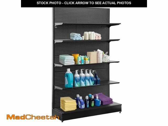 Lot 74-13788543 - (MISSING HARDWARE) Eastern Tree Pegboard Display Stand, 4x6.5 Feet Gondola Retail Shelving Wall Disp...