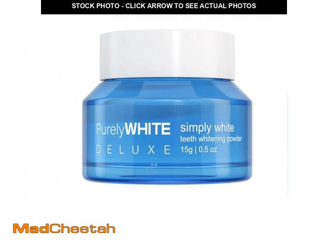 Lot 74-11555600 - PurelyWHITE DELUXE, Whitening Powder - Removes Stains, No Sensitivity - Enamel-Safe Toothpaste White...