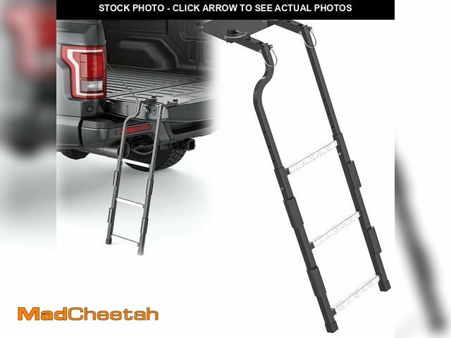 Lot 74-13066723 - HOSKO Truck Tailgate LadderÃ¯Â¼ÅFoldable Pickup Truck Tailgate Ladder for Easy Install, Durable Alu...