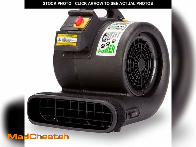 Lot 74-12827554 - B-Air Grizzly Gp-1 1 HP 3550 CFM Air Grizzly Mover Carpet Dryer Floor Fan for Water Damage Restorati...