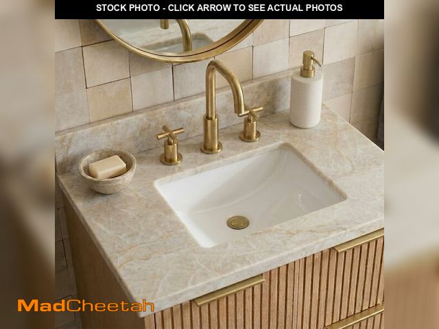 Lot 74-14355774 - ARIEL 20x15 Undermount Bathroom Vanity Sink cUPC Certified - Premium White Porcelain Rectangular Bas...