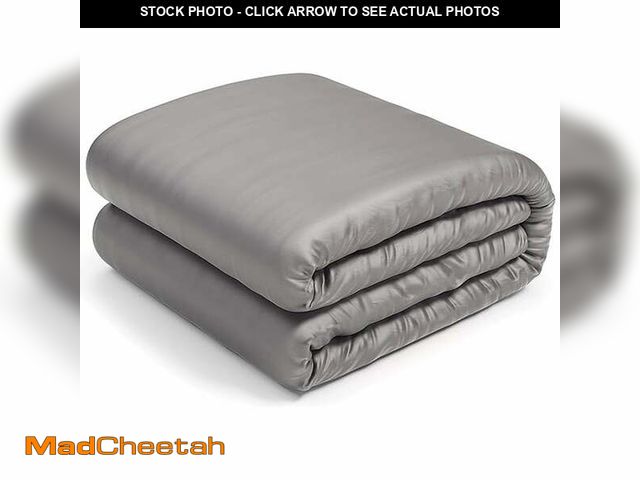 Lot 74-12887193 - Weighted Blanket (30lbs 94''x96'' King Size) Bamboo Luxury Weighted Blankets for Adults High Breatha...