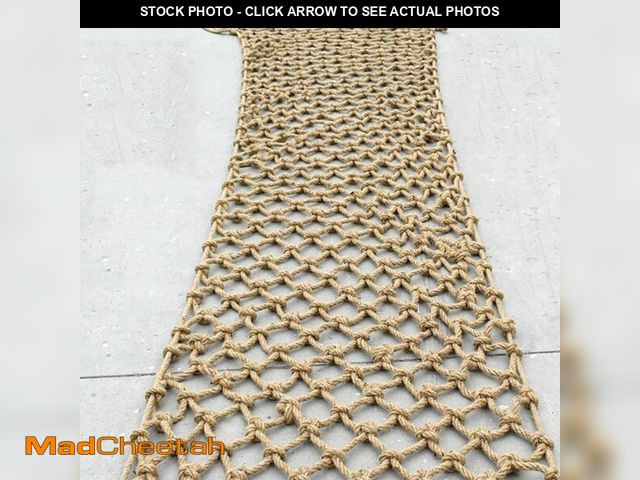 Lot 74-12705465 - Safety Anti-Fall Fence Net for Children Pet Cat,Hemp Rope Netting for Balcony Railing,Stair Protecti...