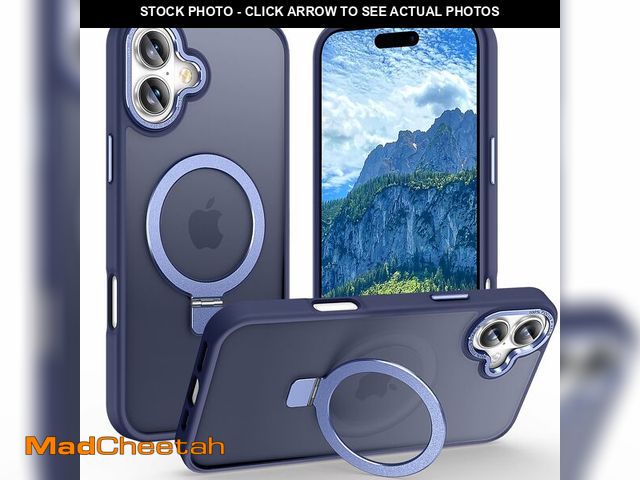Lot 74-14299370 - Lufanbis Magnetic for iPhone 17 Case with Ring Stand, [10 FT Drop Protection] [Velvety Touch] Slim T...