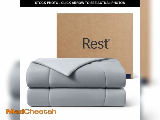 Lot 74-14064030 - RESTÃÂ® EvercoolÃÂ® Cooling Comforter, King/Cali King, Blanket for Hot Sleepers, All Season Beddin...