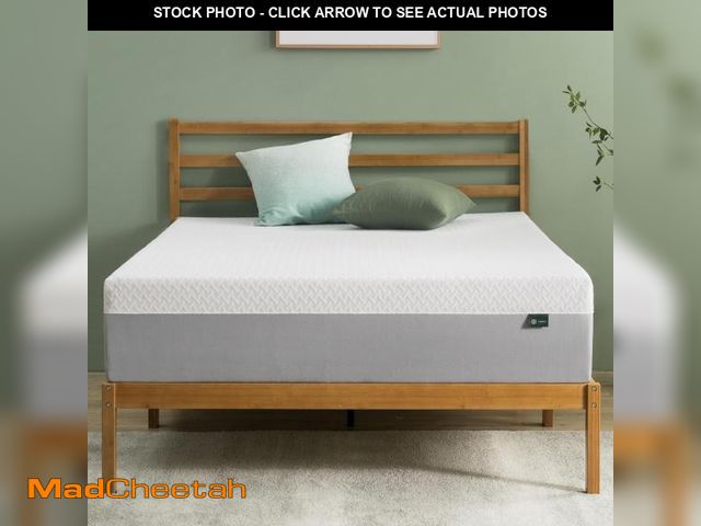 Lot 74-12134474 - ZINUS 12 Inch Green Tea Essential Memory Foam Mattress [New Version], King, Fiberglass Free, Medium ...