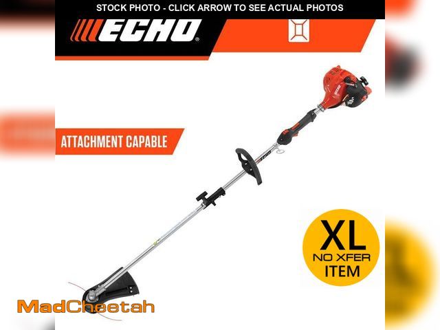 Lot 74-12783562 - *DIRTY* ECHO 21.2 cc Gas 2-Stroke Attachment Capable Straight Shaft String Trimmer with 17 in. Swath...