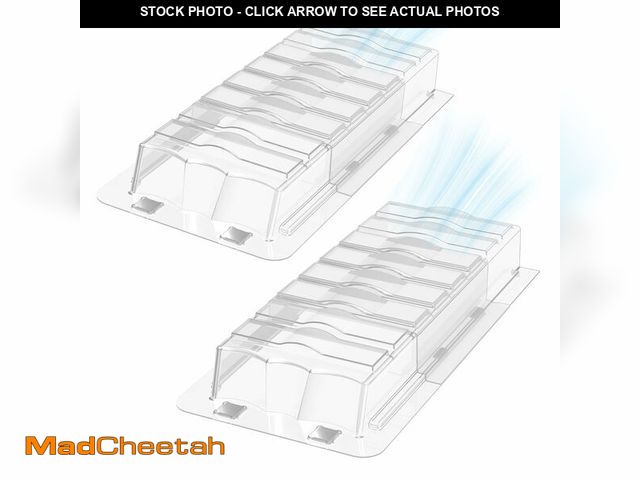 Lot 74-12977741 - Sideways Vent Extender for Under Furniture, Air Floor Vent Deflector Fits Vents 3" - 6" Wide (2PCS) ...