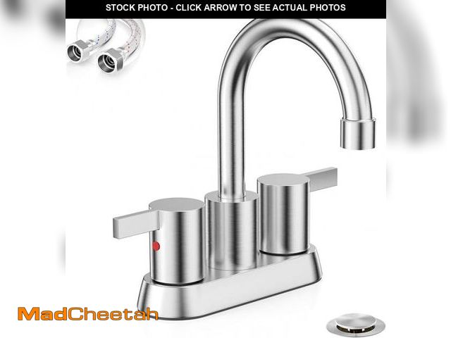 Lot 74-12525955 - Better Homes &amp; Gardens BH65097026121AA Clean Modern 4" Centerset Bathroom Faucet - UNUSED