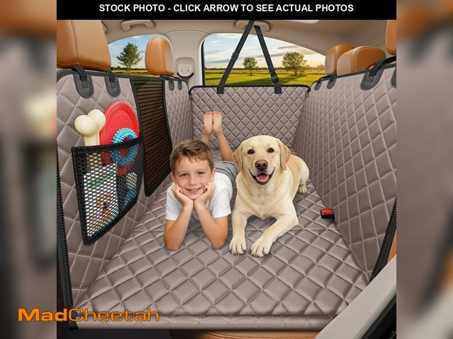 Lot 74-13583570 - URPOWER Backseat Extender for Dogs - Hard Bottom Dog Car Seat Cover for Back Seat, Dog Hammock for C...