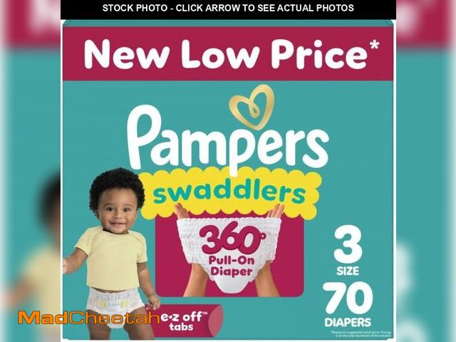 Lot 74-12510412 - Diapers - Swaddlers 360Â° - Size 3, 70 Count, up to 100% Leakproof Comfy Dry Fit, Designed for Easy ...